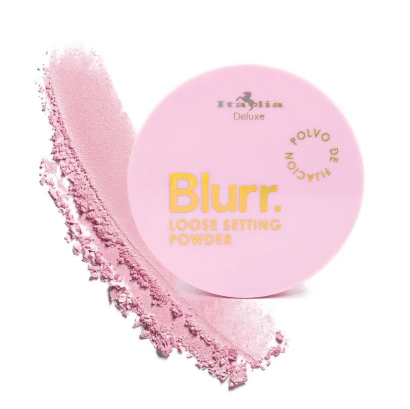 Glamour Us_Italia Deluxe_Makeup_Blurr. Loose Setting Powder_Pink_123BLP-03 The best affordable Latina and Mexican makeup, beauty and cosmetics supply store in Chula Vista, San Diego