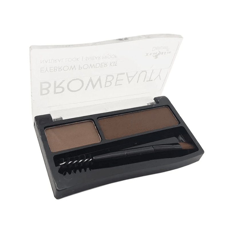 Glamour Us_Italia Deluxe_Makeup_BrowBeauty Eyebrow Powder Kit_Soft Brown_2310-01 The best affordable Latina and Mexican makeup, beauty and cosmetics supply store in Chula Vista, San Diego