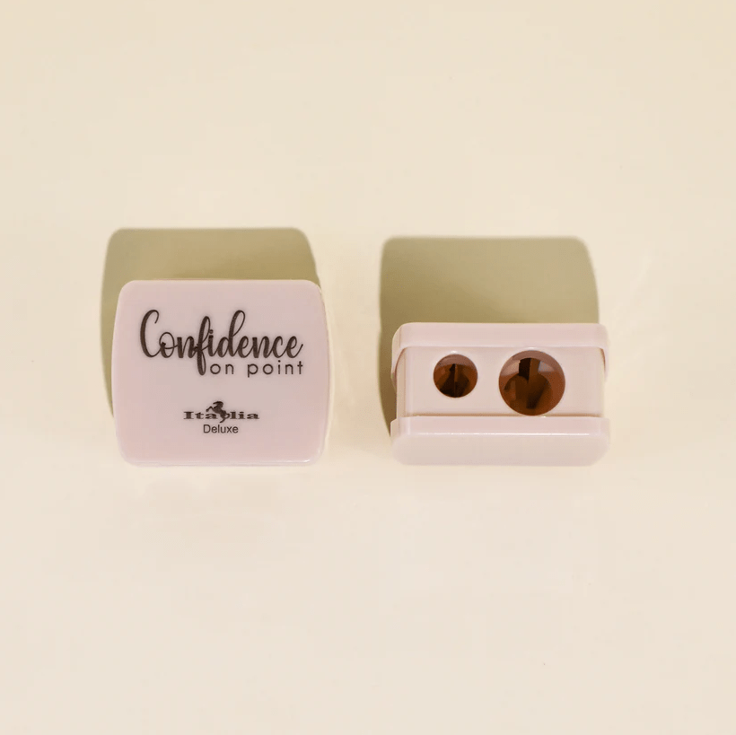Glamour Us_Italia Deluxe_Tools &amp; Brushes_Duo Eye &amp; Lip Liner Pencil Sharpener_Beige_693 - B The best affordable Latina and Mexican makeup, beauty and cosmetics supply store in Chula Vista, San Diego