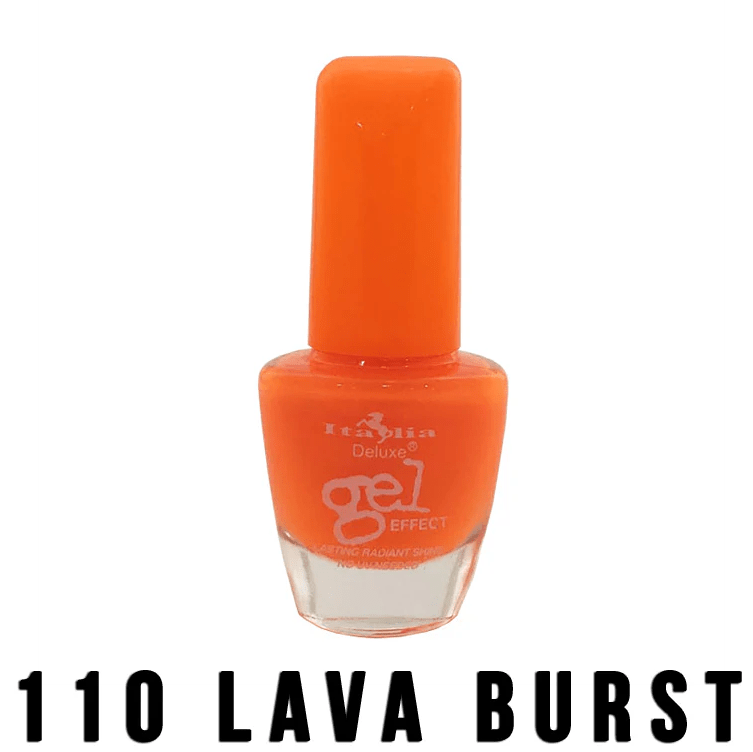 Glamour Us_Italia Deluxe_Nails_Gel Effect Nail Polish_Lava Burst_110 Latina makeup, beauty and skincare supply store Mexican makeup products