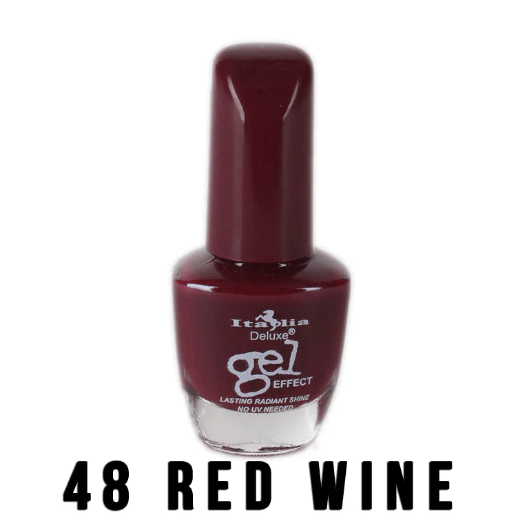 Glamour Us_Italia Deluxe_Nails_Gel Effect Nail Polish_Red Wine_48 The best affordable Latina and Mexican makeup, beauty and cosmetics supply store in Chula Vista, San Diego