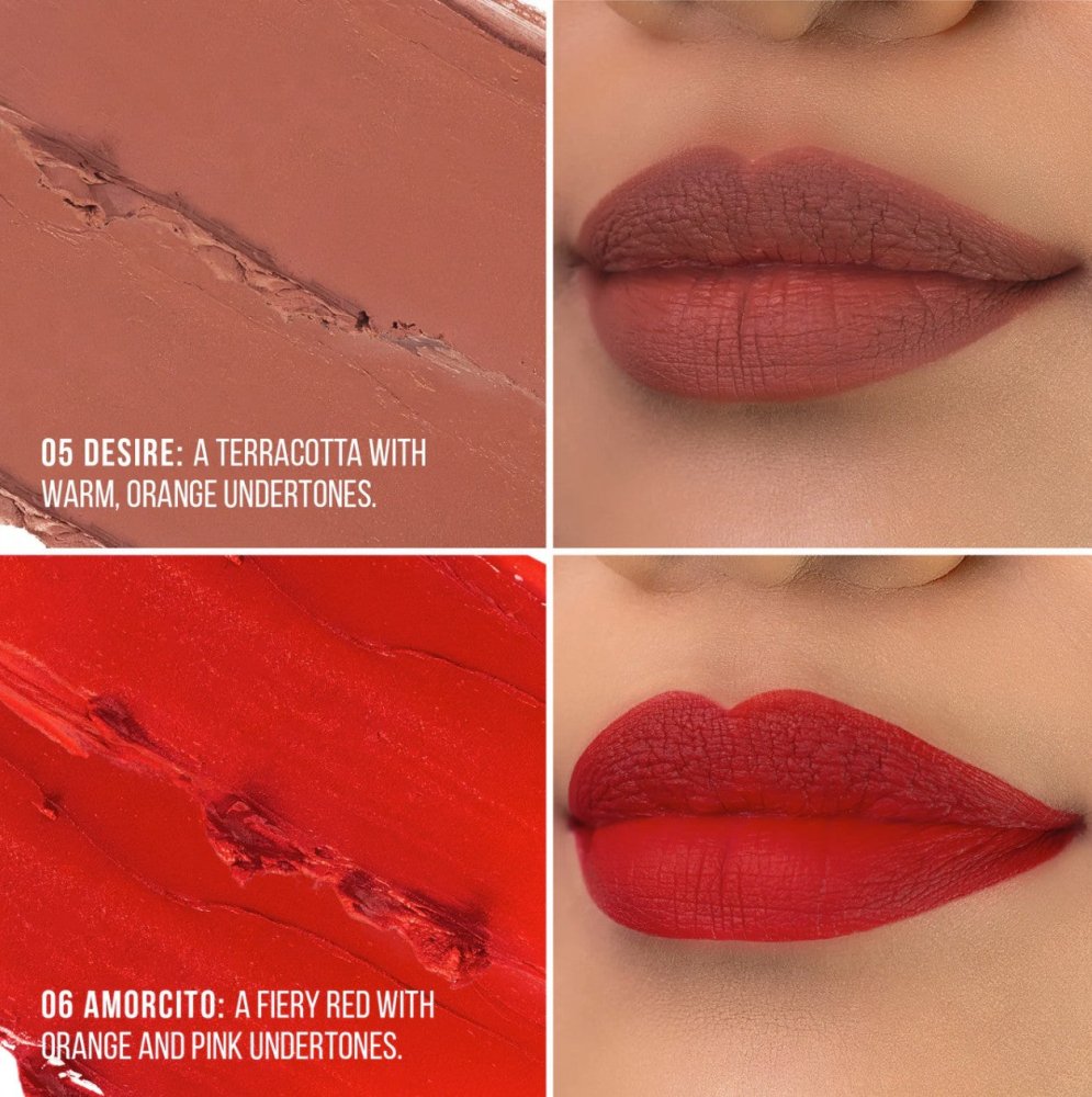 Glamour Us_Italia Deluxe_Makeup_Locked in Place Matte Lippies_Poderosa_193LPL - 01 The best affordable Latina and Mexican makeup, beauty and cosmetics supply store in Chula Vista, San Diego