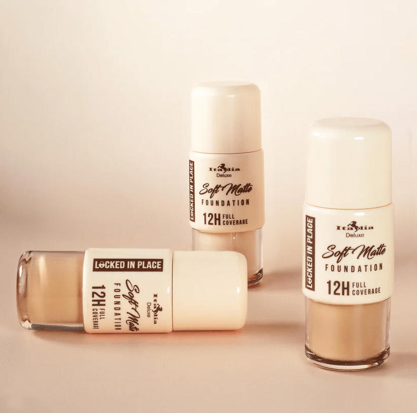 Glamour Us_Italia Deluxe_Makeup_Locked In Place - Soft Matte Foundation_Vanilla_870LSF-05 The best affordable Latina and Mexican makeup, beauty and cosmetics supply store in Chula Vista, San Diego