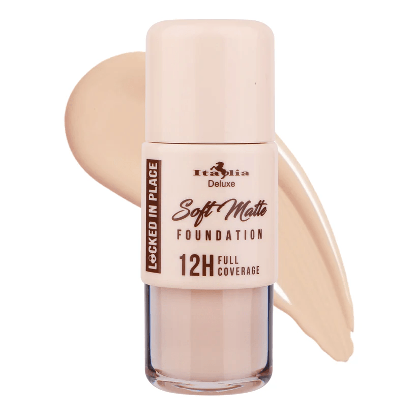 Glamour Us_Italia Deluxe_Makeup_Locked In Place - Soft Matte Foundation_Vanilla_870LSF-05 The best affordable Latina and Mexican makeup, beauty and cosmetics supply store in Chula Vista, San Diego