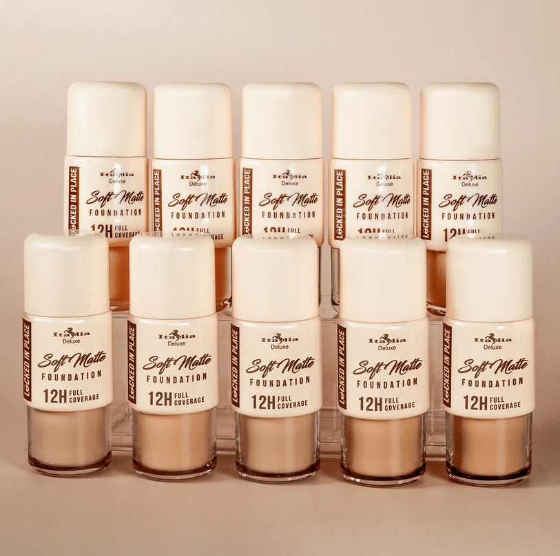 Glamour Us_Italia Deluxe_Makeup_Locked In Place - Soft Matte Foundation_Vanilla_870LSF-05 The best affordable Latina and Mexican makeup, beauty and cosmetics supply store in Chula Vista, San Diego