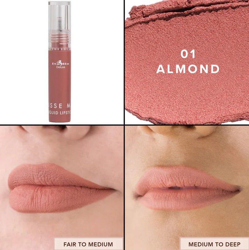Glamour Us_Italia Deluxe_Makeup_Mousse Matte Liquid Lipstick_Almond_190-01