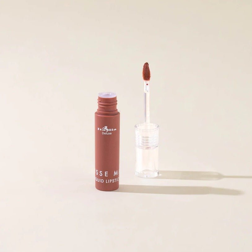 Glamour Us_Italia Deluxe_Makeup_Mousse Matte Liquid Lipstick_Almond_190 - 01 The best affordable Latina and Mexican makeup, beauty and cosmetics supply store in Chula Vista, San Diego
