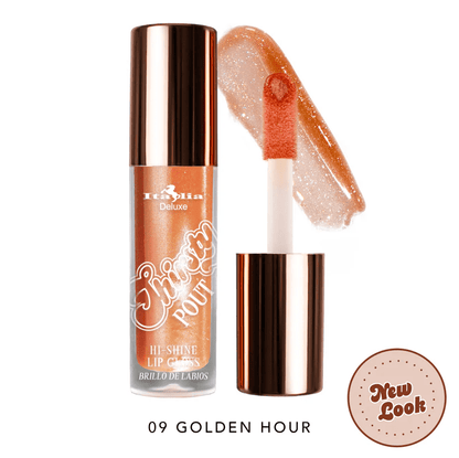 Glamour Us_Italia Deluxe_Makeup_Thirsty Pout High Shine Lip Gloss_Golden Hour_174-09 The best affordable Latina and Mexican makeup, beauty and cosmetics supply store in Chula Vista, San Diego