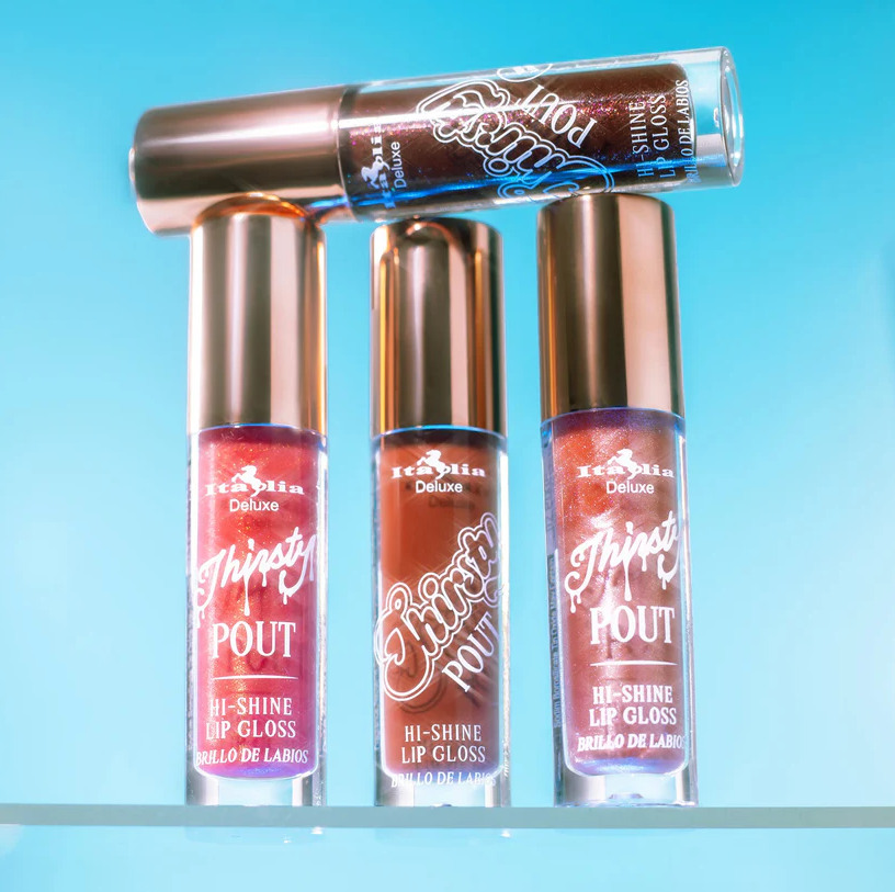 Glamour Us_Italia Deluxe_Makeup_Thirsty Pout High Shine Lip Gloss_Pixie_174-02 The best affordable Latina and Mexican makeup, beauty and cosmetics supply store in Chula Vista, San Diego