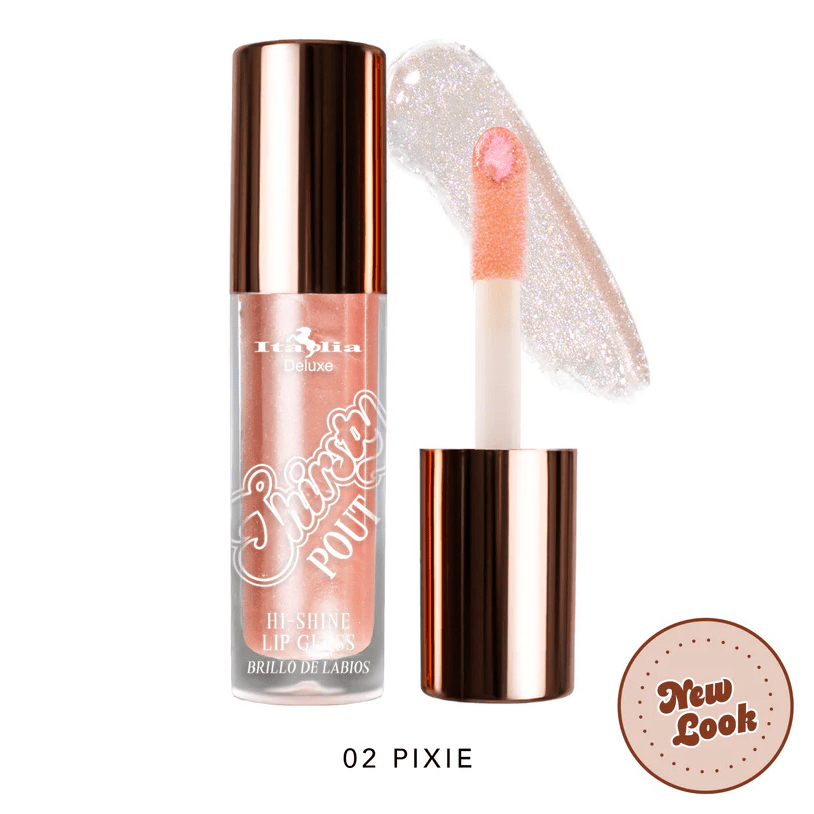 Glamour Us_Italia Deluxe_Makeup_Thirsty Pout High Shine Lip Gloss_Pixie_174-02 The best affordable Latina and Mexican makeup, beauty and cosmetics supply store in Chula Vista, San Diego