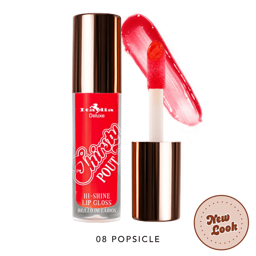 Glamour Us_Italia Deluxe_Makeup_Thirsty Pout High Shine Lip Gloss_Popsicle_174-08 The best affordable Latina and Mexican makeup, beauty and cosmetics supply store in Chula Vista, San Diego