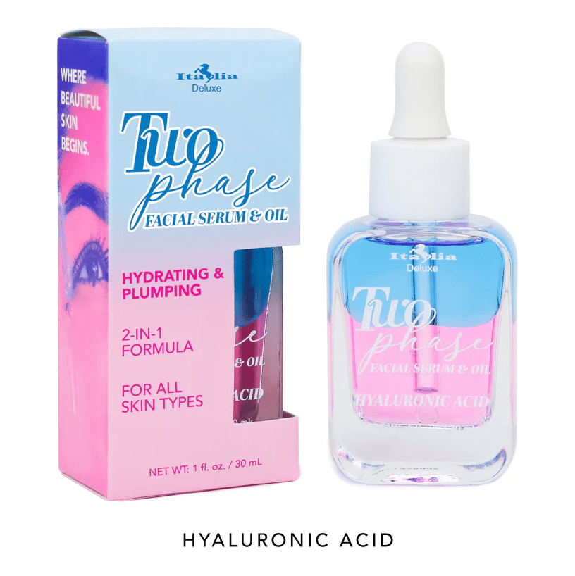 Glamour Us_Italia Deluxe_Skincare_Two Phase Facial Serum &amp; Oil_Hyaluronic Acid_TPS - 04 The best affordable Latina and Mexican makeup, beauty and cosmetics supply store in Chula Vista, San Diego