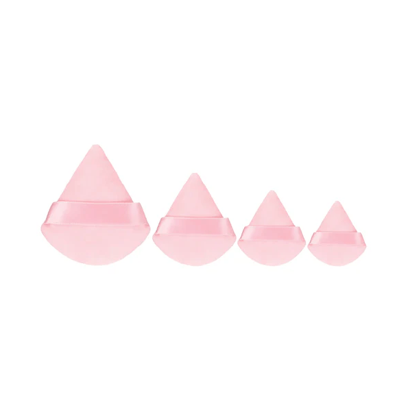 Glamour Us_Jcat_Tools &amp; Brushes_4 Assorted Pink Powder Puffs__BR60 The best affordable Latina and Mexican makeup, beauty and cosmetics supply store in Chula Vista, San Diego