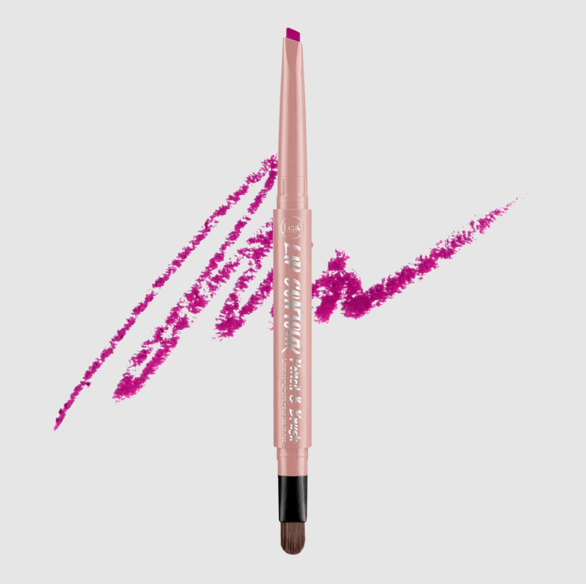 Glamour Us_Jcat_Makeup_Lip Contour Liner Pencil &amp; Brush_Fuchsia_LCP205 The best affordable Latina and Mexican makeup, beauty and cosmetics supply store in Chula Vista, San Diego