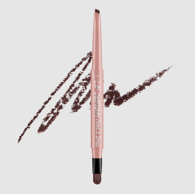 Glamour Us_Jcat_Makeup_Lip Contour Liner Pencil &amp; Brush_Rich Chocolate_LCP210 The best affordable Latina and Mexican makeup, beauty and cosmetics supply store in Chula Vista, San Diego