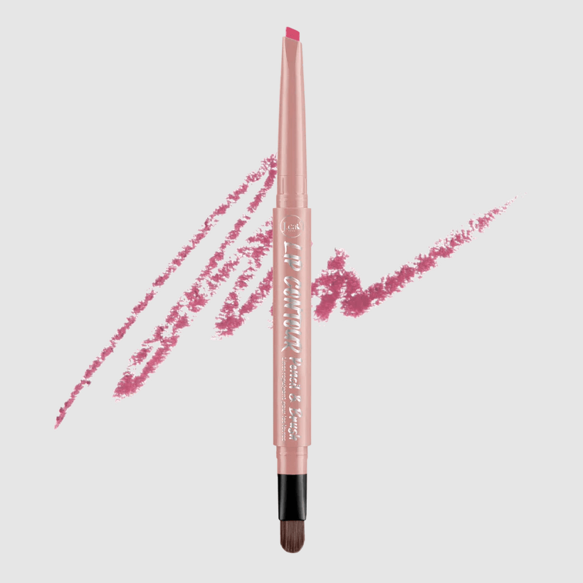 Glamour Us_Jcat_Makeup_Lip Contour Pencil &amp; Brush_Rose Pink_LCP203