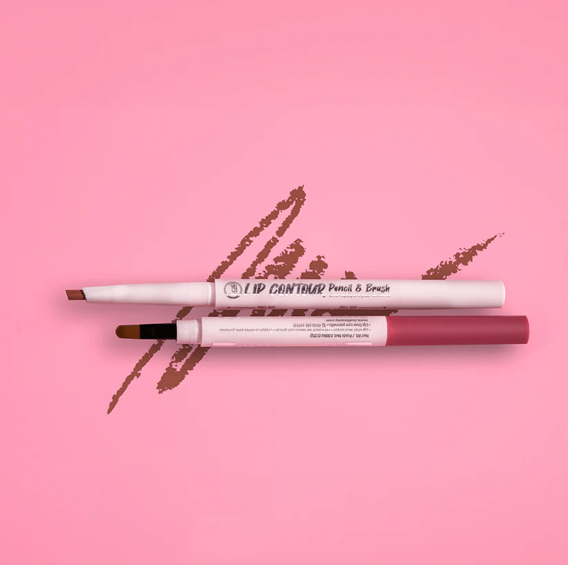 Glamour Us_Jcat_Makeup_Lip Contour Liner Pencil &amp; Brush_Sugar Honey_LCP201 The best affordable Latina and Mexican makeup, beauty and cosmetics supply store in Chula Vista, San Diego