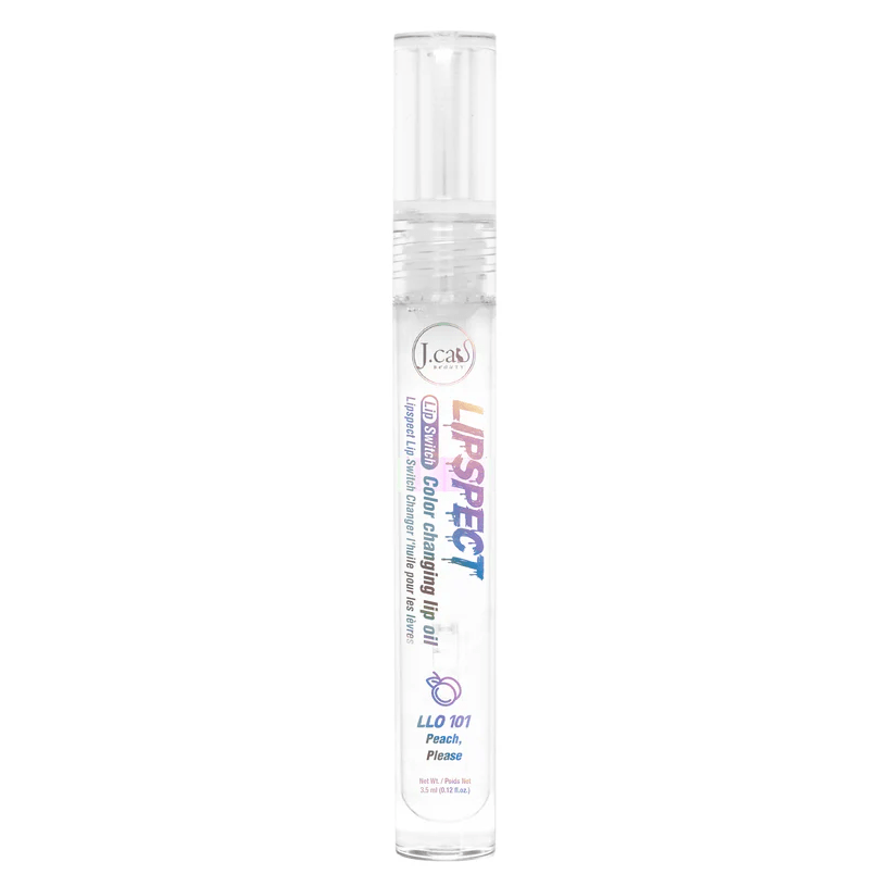 Glamour Us_Jcat_Makeup_Lipspect Lip Switch Color Changing Lip Oil_Peach Please_LLO101 The best affordable Latina and Mexican makeup, beauty and cosmetics supply store in Chula Vista, San Diego