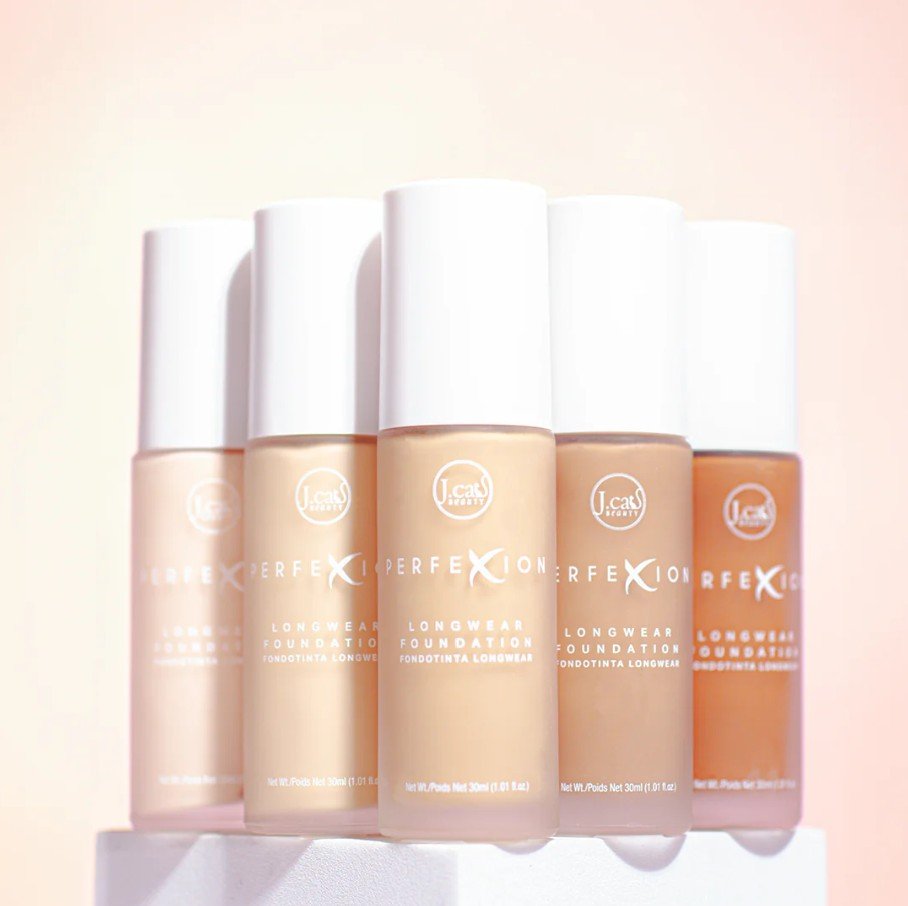 Glamour Us_Jcat_Makeup_Perfexion Longwear Foundation_Porcelain_PFF101 The best affordable Latina and Mexican makeup, beauty and cosmetics supply store in Chula Vista, San Diego