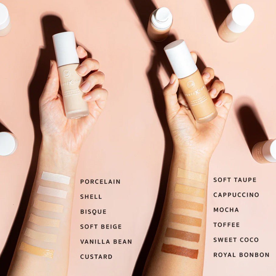 Glamour Us_Jcat_Makeup_Perfexion Longwear Foundation_Porcelain_PFF101 The best affordable Latina and Mexican makeup, beauty and cosmetics supply store in Chula Vista, San Diego