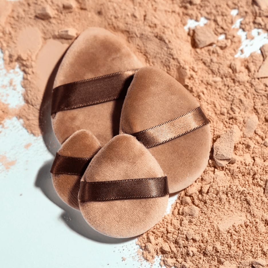 Glamour Us_Jcat_Tools &amp; Brushes_Petite Chocolate Souffle Powder Puffs__BR58 The best affordable Latina and Mexican makeup, beauty and cosmetics supply store in Chula Vista, San Diego