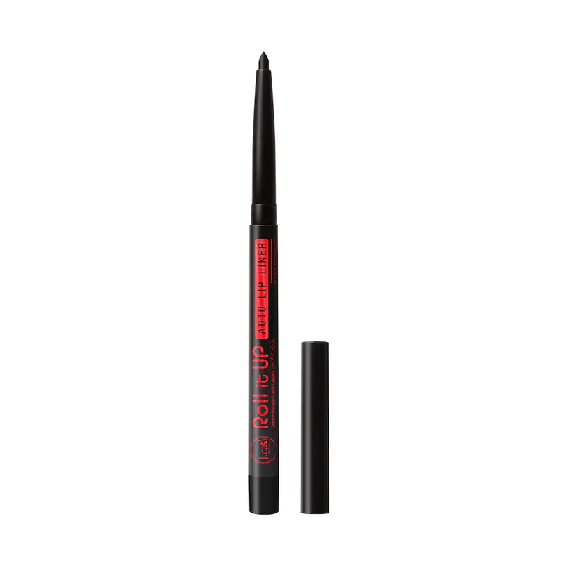 Glamour Us_Jcat_Makeup_Roll It Up Auto Lip Liner Pencil_Black_RAL112 The best affordable Latina and Mexican makeup, beauty and cosmetics supply store in Chula Vista, San Diego