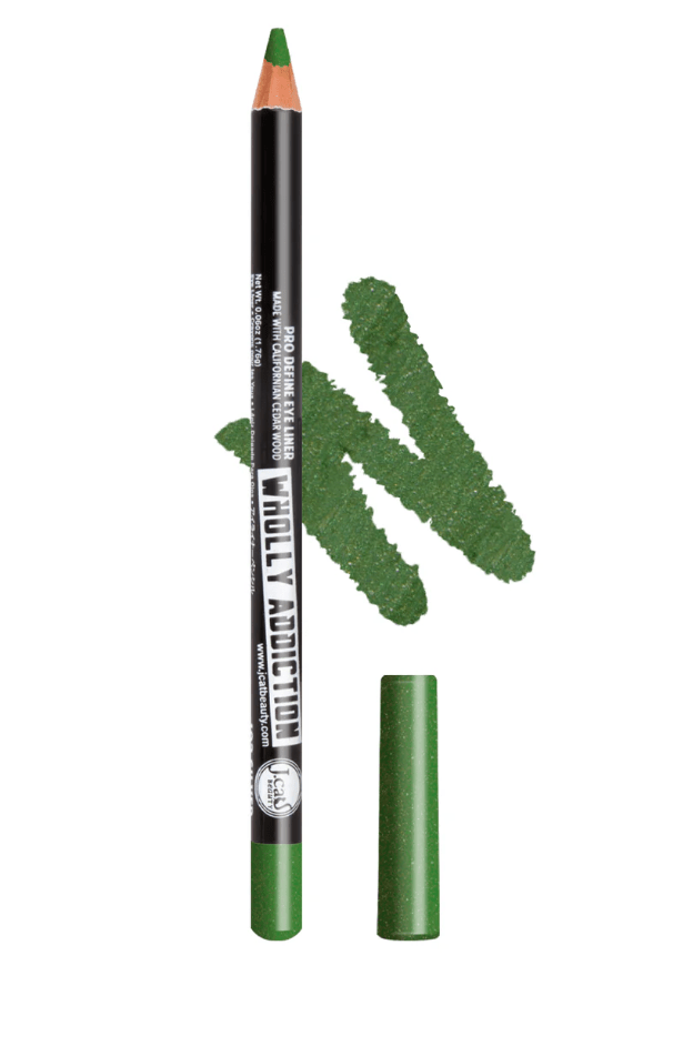 Glamour Us_Jcat_Makeup_Wholly Addiction Pro Define Eyeliner_Shimmer Green_WE123 The best affordable Latina and Mexican makeup, beauty and cosmetics supply store in Chula Vista, San Diego