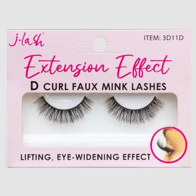 Glamour Us_JLASH_Lashes_3D11D D - Curl Extension Effect 3D False Lashes Volume 2__JL-3D11D The best affordable Latina and Mexican makeup, beauty and cosmetics supply store in Chula Vista, San Diego