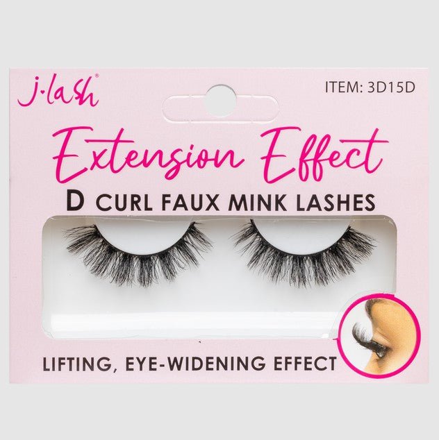 Glamour Us_JLASH_Lashes_3D15D D - Curl Extension Effect 3D False Lashes Volume 2__JL-3D15D The best affordable Latina and Mexican makeup, beauty and cosmetics supply store in Chula Vista, San Diego