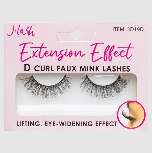 Glamour Us_JLASH_Lashes_3D19D D - Curl Extension Effect 3D False Lashes Volume 2__JL-3D19D The best affordable Latina and Mexican makeup, beauty and cosmetics supply store in Chula Vista, San Diego