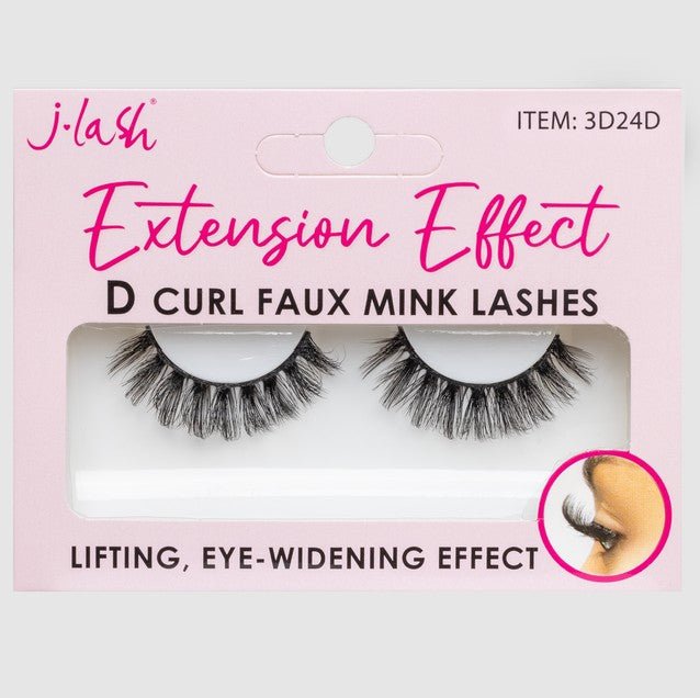 Glamour Us_JLASH_Lashes_3D24D D - Curl Extension Effect 3D False Lashes Volume 2__JL-3D24D The best affordable Latina and Mexican makeup, beauty and cosmetics supply store in Chula Vista, San Diego