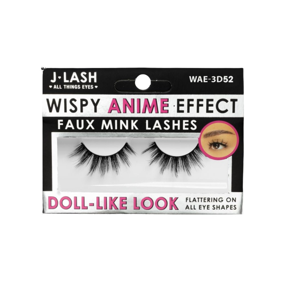 Glamour Us_JLASH_Lashes_3D52 Wispy Anime Effect Faux Mink Lashes__JL-WAE-3D52 The best affordable Latina and Mexican makeup, beauty and cosmetics supply store in Chula Vista, San Diego