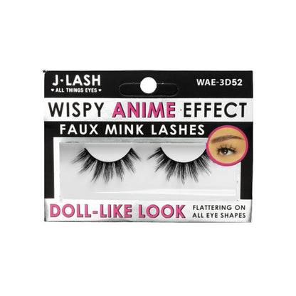 Glamour Us_JLASH_Lashes_3D52 Wispy Anime Effect Faux Mink Lashes__JL-WAE-3D52 The best affordable Latina and Mexican makeup, beauty and cosmetics supply store in Chula Vista, San Diego
