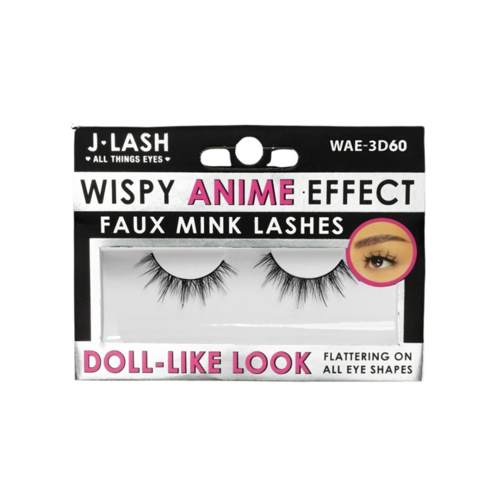 Glamour Us_JLASH_Lashes_3D60 Wispy Anime Effect Faux Mink Lashes__JL-WAE-3D60 The best affordable Latina and Mexican makeup, beauty and cosmetics supply store in Chula Vista, San Diego