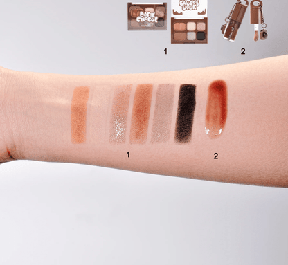 Glamour Us_Kevin &amp; Coco_Makeup_Dark Chocolate Eyeshadow &amp; Contour Palette with Lip Gloss__KC1327 The best affordable Latina and Mexican makeup, beauty and cosmetics supply store in Chula Vista, San Diego