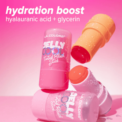 Glamour Us_L.A. Colors_Makeup_Jelly Cool Tinted Blush Stick_Icy Petal Pink_CBL277 The best affordable Latina and Mexican makeup, beauty and cosmetics supply store in Chula Vista, San Diego