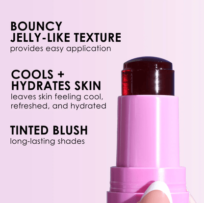 Glamour Us_L.A. Colors_Makeup_Jelly Cool Tinted Blush Stick_Icy Petal Pink_CBL277 The best affordable Latina and Mexican makeup, beauty and cosmetics supply store in Chula Vista, San Diego