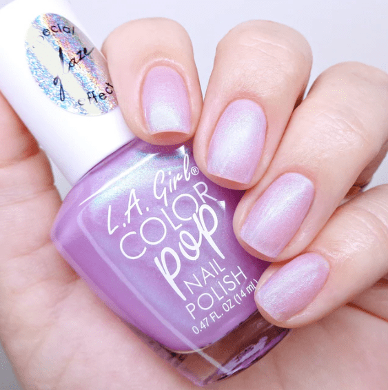 Glamour Us_L.A. Girl_Nails_Color Pop Nail Polish_Iridescently Fab_GNL895