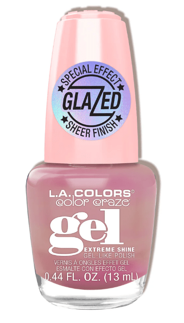 Glamour Us_L.A. Girl_Nails_Glazed Gel Polish_Eternal Rose_CNL693