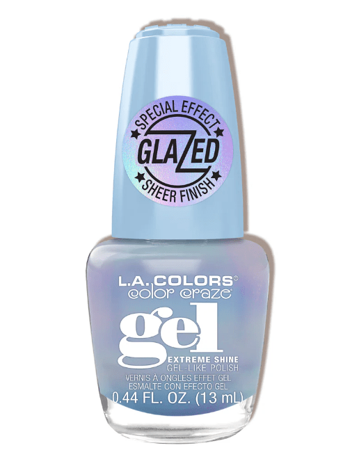 Glamour Us_L.A. Colors_Nails_Glazed Gel Like Nail Polish_Glass Slippers_CNL691 The best affordable Latina and Mexican makeup, beauty and cosmetics supply store in Chula Vista, San Diego