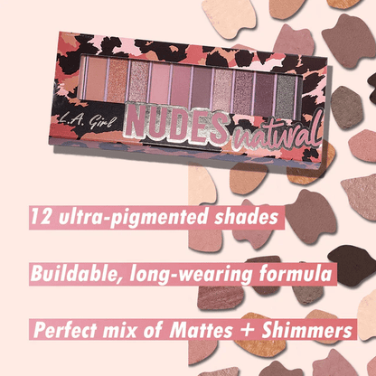 Glamour Us_L.A. Girl_Makeup_Nudes Eyeshadow Palette_Natural_GE316