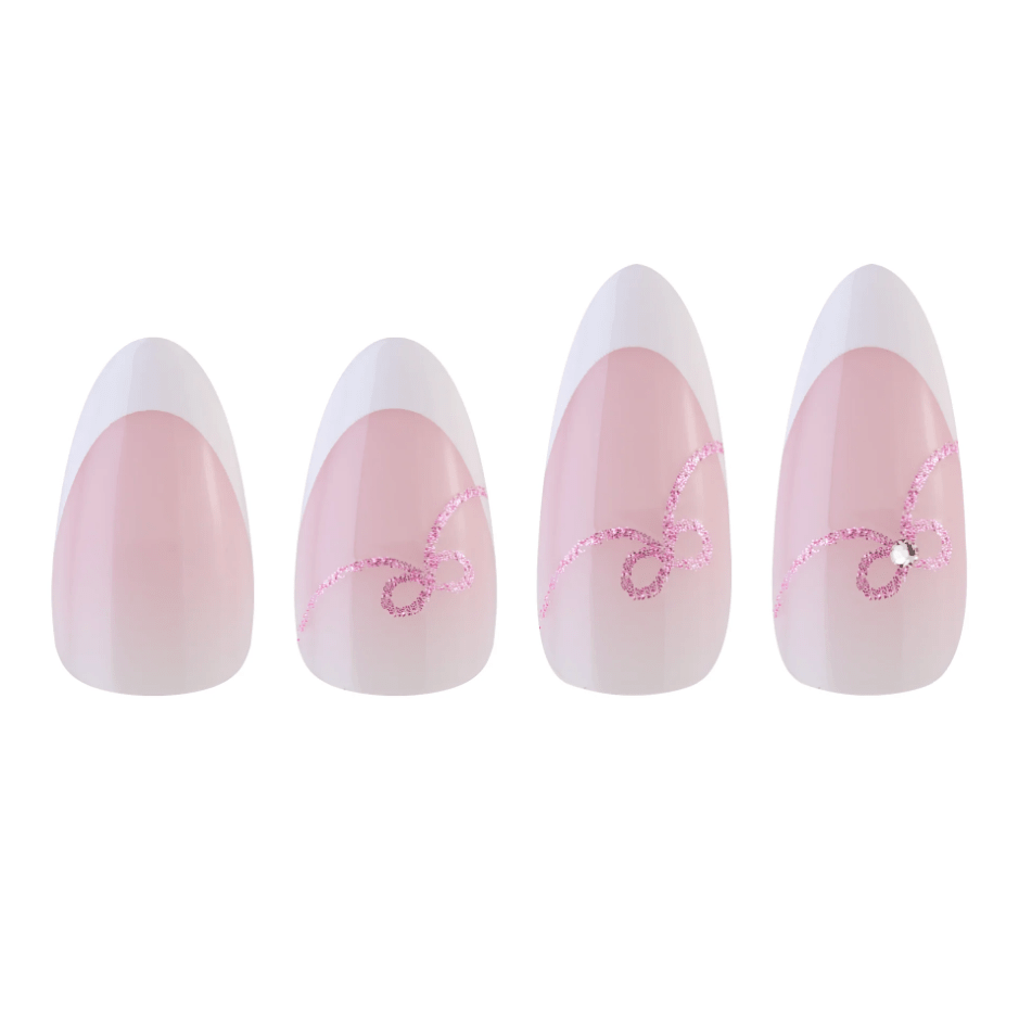 Glamour Us_L.A. Girl_Nails_Oh So Shiny Nail Fx Glue-on Nail Tips - Bowtastic__GNT800 The best affordable Latina and Mexican makeup, beauty and cosmetics supply store in Chula Vista, San Diego