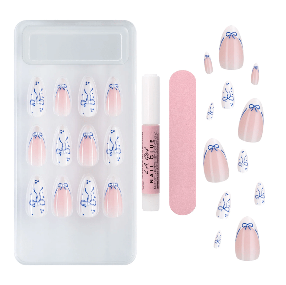 Glamour Us_L.A. Girl_Nails_Oh So Shiny Nail Fx Glue-on Nail Tips - Bowtique__GNT799 The best affordable Latina and Mexican makeup, beauty and cosmetics supply store in Chula Vista, San Diego