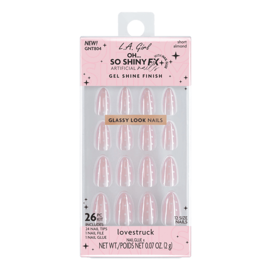 Glamour Us_L.A. Girl_Nails_Oh So Shiny Nail Fx Glue-on Nail Tips - Lovestruck__GNT804 The best affordable Latina and Mexican makeup, beauty and cosmetics supply store in Chula Vista, San Diego