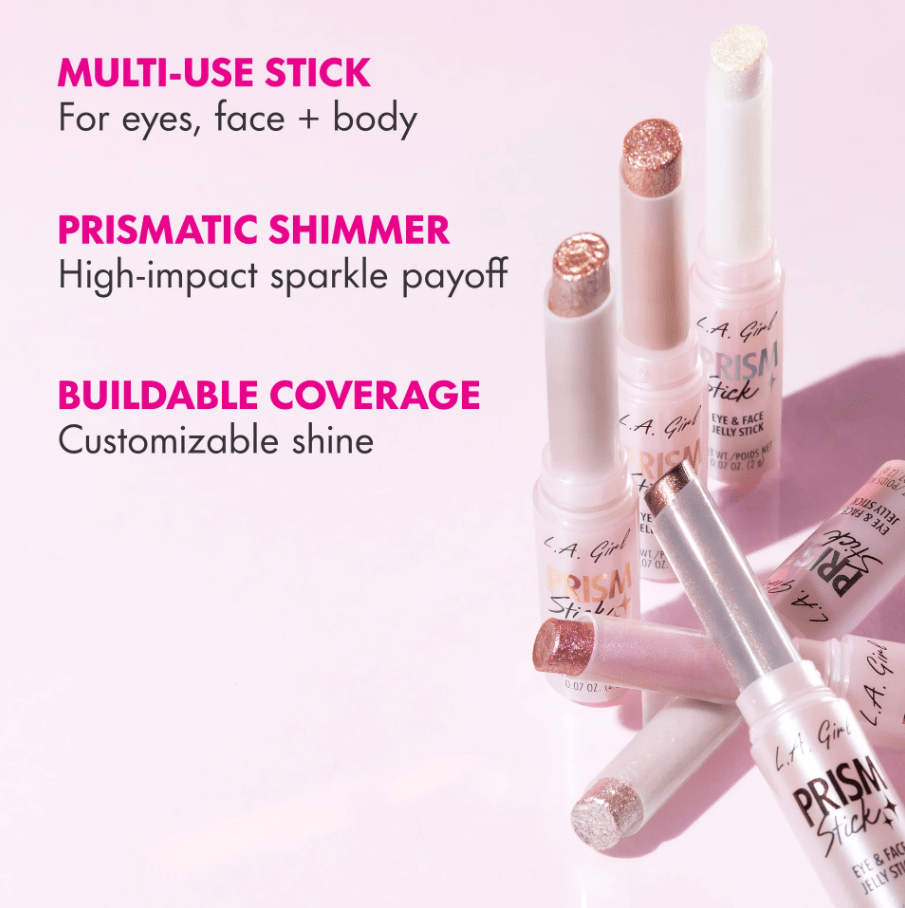 Glamour Us_L.A. Girl_Makeup_Prism Eye &amp; Face Jelly Stick_Angelic Glow_G97931 The best affordable Latina and Mexican makeup, beauty and cosmetics supply store in Chula Vista, San Diego