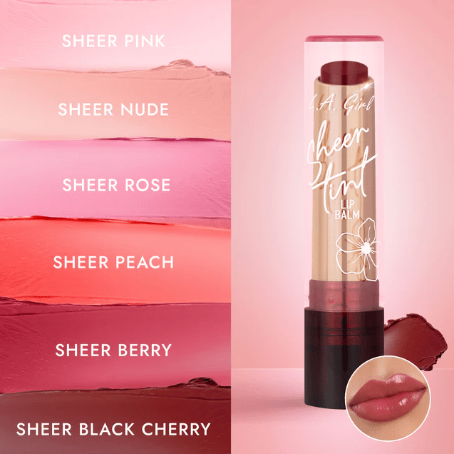 Glamour Us_L.A. Girl_Makeup_Sheer Tint Lip Balm_Sheer Pink_GLC601