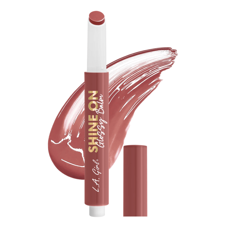 Glamour Us_L.A. Girl_Makeup_Shine On Glossy Balm_Honey Glazed_GLC905 The best affordable Latina and Mexican makeup, beauty and cosmetics supply store in Chula Vista, San Diego