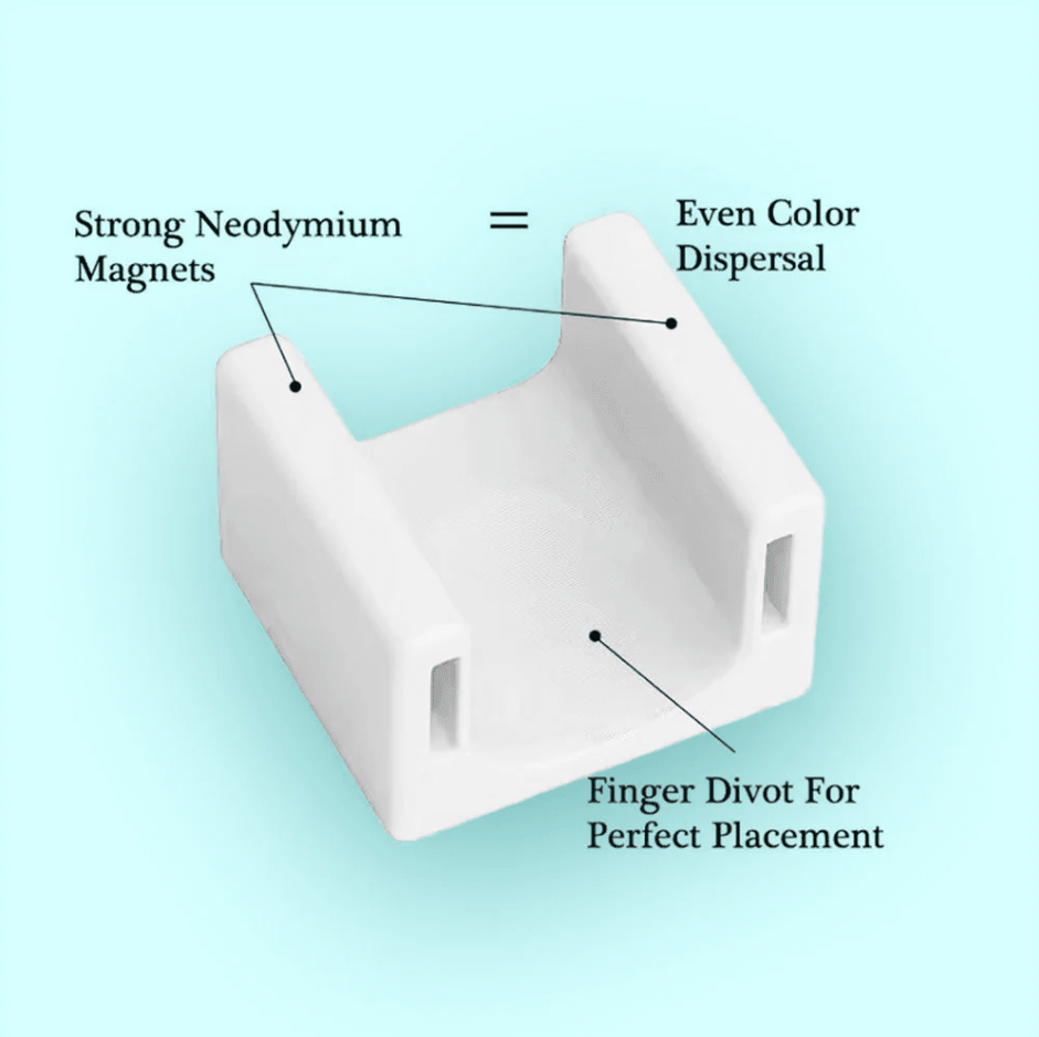 Glamour Us_Lavis_Nails_5D Magnet Finger Rest - White__ The best affordable Latina and Mexican makeup, beauty and cosmetics supply store in Chula Vista, San Diego