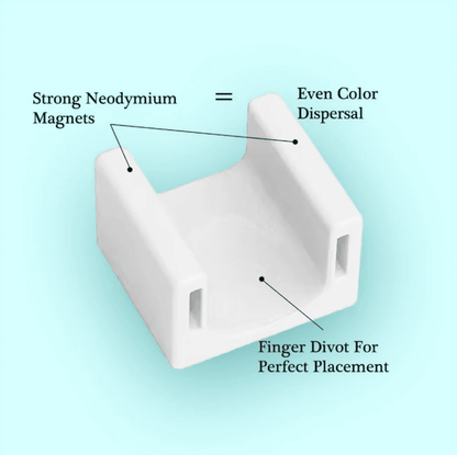 Glamour Us_Lavis_Nails_5D Magnet Finger Rest - White__ The best affordable Latina and Mexican makeup, beauty and cosmetics supply store in Chula Vista, San Diego