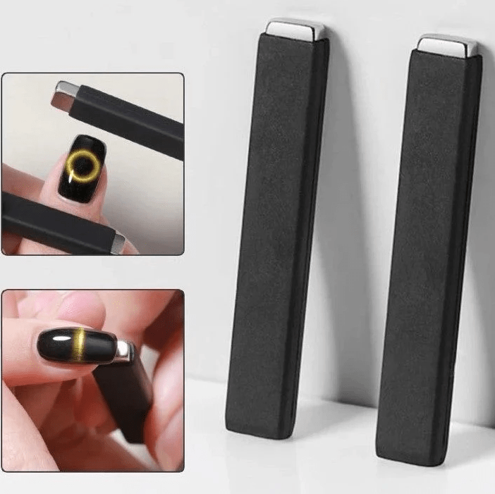 Glamour Us_Lavis_Nails_Black Rubber Coated Bar Magnet__ The best affordable Latina and Mexican makeup, beauty and cosmetics supply store in Chula Vista, San Diego